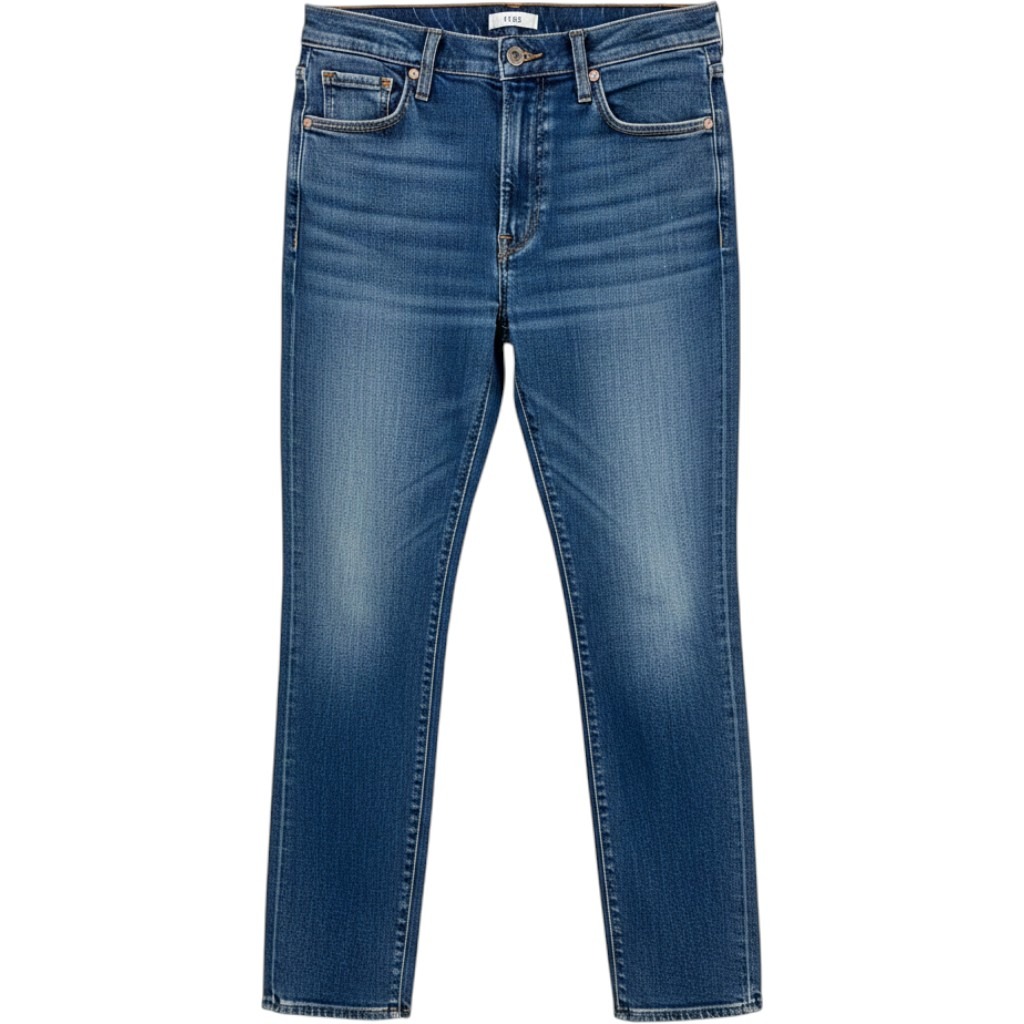 Paige Womens Mid Rise Skinny Jeans Medium Blue Wash Denim Size 32